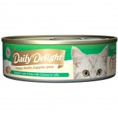 Daily Delight Skipjack Tuna White with Cheese in Jelly 80g 1 carton (24 cans)